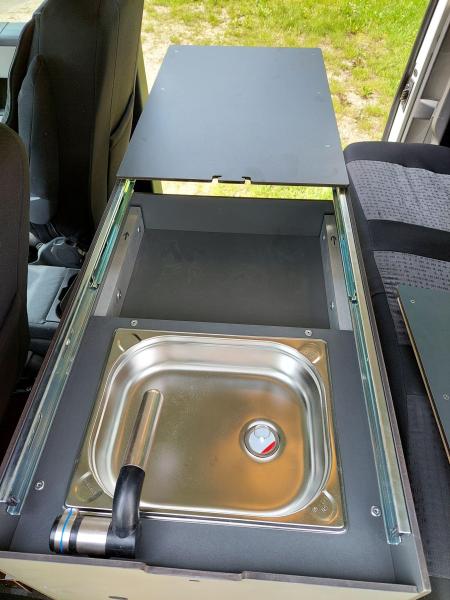 Modulküche Modul Mini+ für VW T5 oder VW T6 / VW T6.1